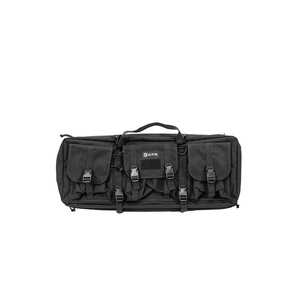 GPS Double Rifle Case - Black, 28"
